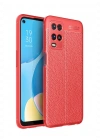 Newface Oppo A54 4G Kılıf Auto Focus Kapak - Kırmızı