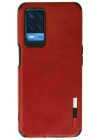 Newface Oppo A54 4G Kılıf Loop Deri Silikon - Kırmızı