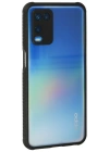 Newface Oppo A54 4G Kılıf Miami Şeffaf Silikon - Siyah