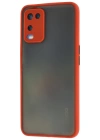 Newface Oppo A54 4G Kılıf Montreal Silikon Kapak - Kırmızı