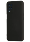 Newface Oppo A54 4G Kılıf Nano içi Kadife Silikon - Siyah