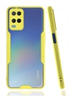 Newface Oppo A54 4G Kılıf Platin Silikon - Sarı