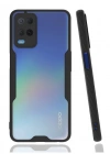 Newface Oppo A54 4G Kılıf Platin Silikon - Siyah
