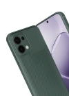 Newface Oppo A6 Pro 4G Auto Focus Karbon Kapak - Koyu Yeşil