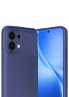 Newface Oppo A6 Pro 4G Auto Focus Karbon Kapak - Lacivert