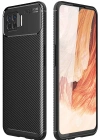 Newface Oppo A73 Kılıf Auto Focus Karbon Kapak - Siyah