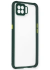 Newface Oppo A73 Kılıf Miami Şeffaf Silikon - Koyu Yeşil