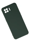 Newface Oppo A73 Kılıf Nano içi Kadife Silikon - Koyu Yeşil