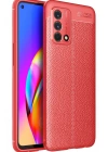 Newface Oppo A74 4G Kılıf Auto Focus Kapak - Kırmızı