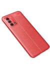 Newface Oppo A74 4G Kılıf Auto Focus Kapak - Kırmızı
