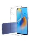 Newface Oppo A74 4G Kılıf Lüx Şeffaf Silikon