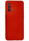 Newface Oppo A74 4G Kılıf Nano içi Kadife Silikon - Kırmızı