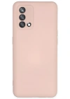 Newface Oppo A74 4G Kılıf Nano içi Kadife Silikon - Pudra