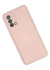 Newface Oppo A74 4G Kılıf Nano içi Kadife Silikon - Pudra