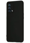 Newface Oppo A74 4G Kılıf Nano içi Kadife Silikon - Siyah