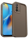 Newface Oppo A74 4G Kılıf Viera Silikon - Kahverengi