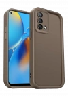 Newface Oppo A74 4G Kılıf Viera Silikon - Kahverengi