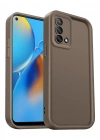 Newface Oppo A74 4G Kılıf Viera Silikon - Kahverengi