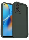 Newface Oppo A74 4G Kılıf Viera Silikon - Koyu Yeşil