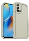 Newface Oppo A74 4G Kılıf Viera Silikon - Krem