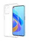 Newface Oppo A96 Kılıf Lüx Şeffaf Silikon