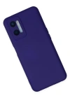 Newface Oppo A96 Kılıf Nano içi Kadife Silikon - Mor