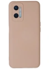 Newface Oppo A96 Kılıf Nano içi Kadife Silikon - Pudra