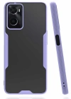 Newface Oppo A96 Kılıf Platin Silikon - Lila