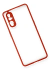 Newface Oppo Find X2 Kılıf Montreal Silikon Kapak - Kırmızı