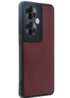 Newface Oppo Reno 11F Kılıf Aras Deri Kapak - Bordo