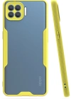 Newface Oppo Reno 4 Lite Kılıf Platin Silikon - Sarı