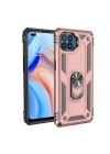 Newface Oppo Reno 4 Lite Kılıf Sofya Yüzüklü Silikon Kapak - Rose