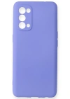 Newface Oppo Reno 5 Kılıf First Silikon - Lila
