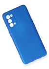 Newface Oppo Reno 5 Kılıf First Silikon - Mavi