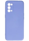 Newface Oppo Reno 5 Kılıf Nano içi Kadife Silikon - Lila