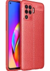 Newface Oppo Reno 5 Lite Kılıf Auto Focus Kapak - Kırmızı