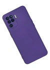 Newface Oppo Reno 5 Lite Kılıf Nano içi Kadife Silikon - Mor