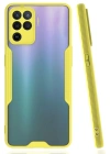 Newface Oppo Reno 5 Lite Kılıf Platin Silikon - Sarı