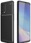Newface Oppo Reno 5 Pro Kılıf Auto Focus Karbon Kapak - Siyah