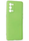 Newface Oppo Reno 5 Pro Kılıf First Silikon - Yeşil
