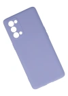 Newface Oppo Reno 5 Pro Kılıf Nano içi Kadife Silikon - Lila
