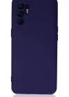 Newface Oppo Reno 6 Kılıf Nano içi Kadife Silikon - Mor