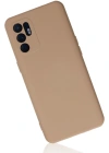 Newface Oppo Reno 6 Kılıf Nano içi Kadife Silikon - Pudra