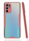 Newface Oppo Reno 6 Kılıf Platin Silikon - Pembe