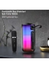 Newface Pluse 5 Mikrofonlu RGB Kablosuz Hoparlör - Beyaz