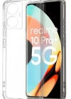Newface Realme 10 Pro Plus 5G Kılıf Lüx Şeffaf Silikon