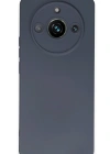 Newface Realme 11 Pro Kılıf Nano içi Kadife Silikon - Gri