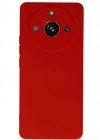 Newface Realme 11 Pro Kılıf Nano içi Kadife Silikon - Kırmızı