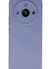 Newface Realme 11 Pro Kılıf Nano içi Kadife Silikon - Lila