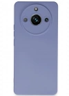 Newface Realme 11 Pro Kılıf Nano içi Kadife Silikon - Lila